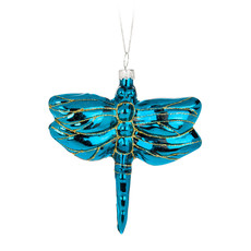 Dragonfly Glass Ornament