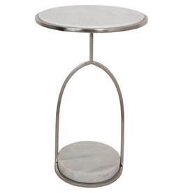 Renwil Hadley Marble Accent Table