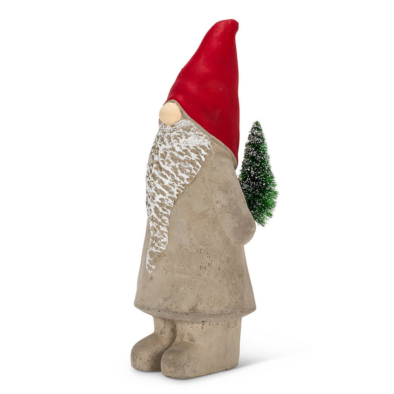 Large Gnome with Tree in Back