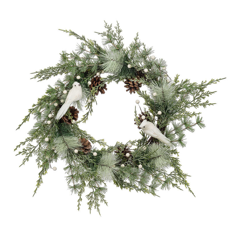 Large Wreath with Doves