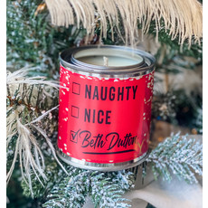 Yellowstone Nice or Naughty Beth Dutton Soy Wax Candle - Bourbon Butterscotch Musk