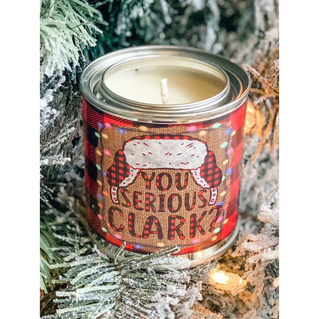 You Serious Clark? National Lampoon Christmas Vacation Soy Wax Candle - Cozy Flannel