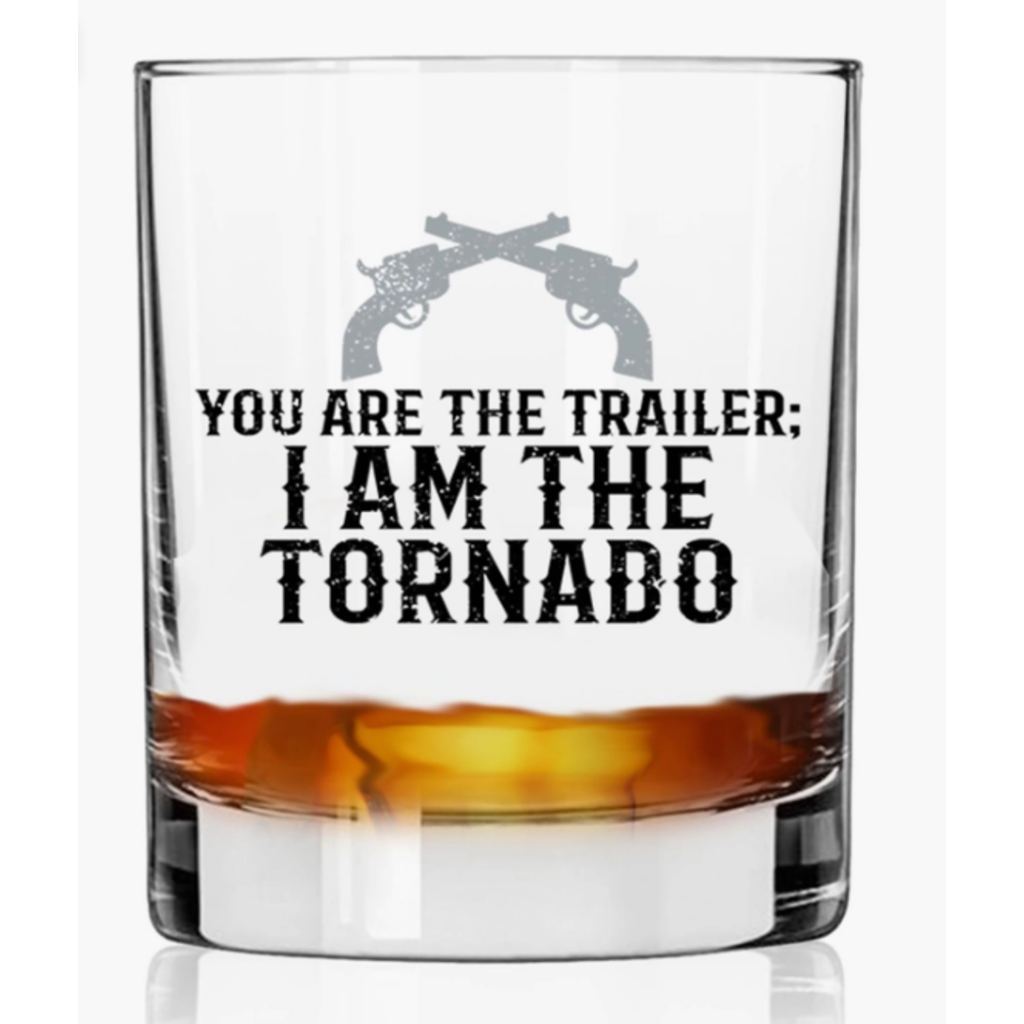 Yellowstone I Am Tornado 11oz Whiskey Glass