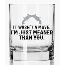 Yellowstone I'm Just Meaner than You 11oz Whiskey Glass