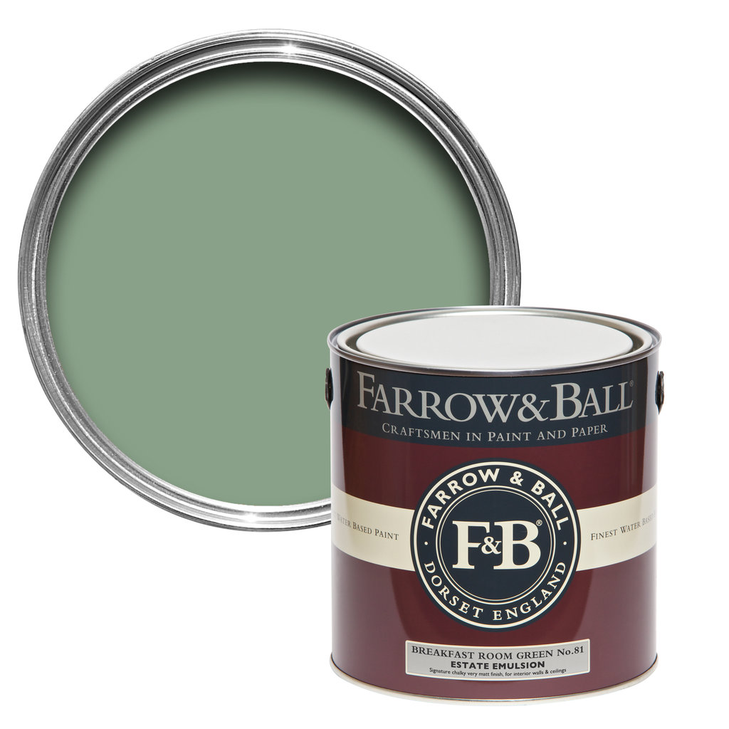 Farrow & Ball Paint Breakfast Room Green No. 81