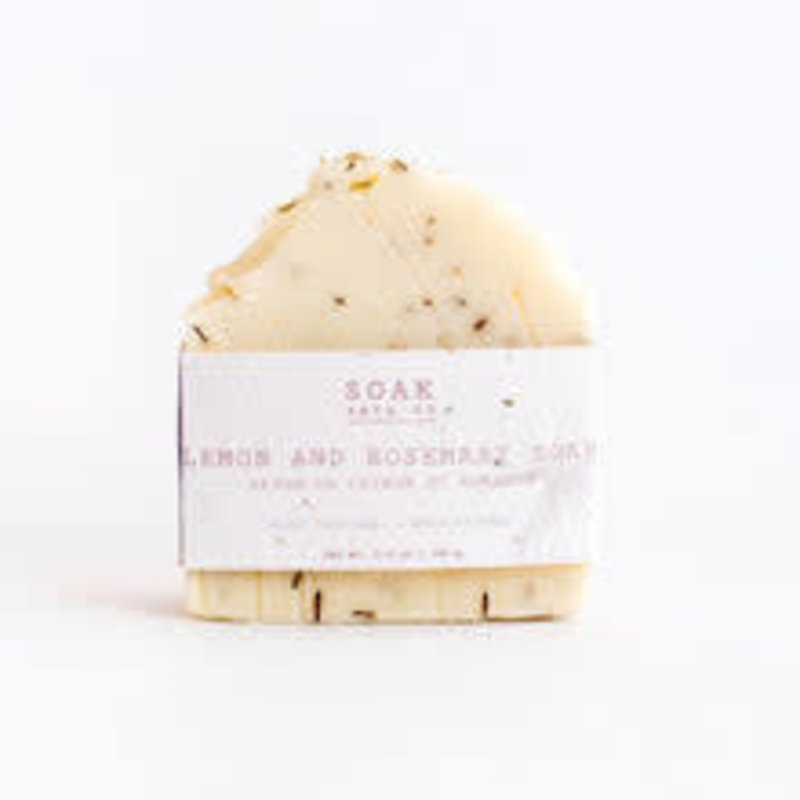 Soak Bath Co. Lemon and Rosemary Soap Bar | Soak Bath Co.