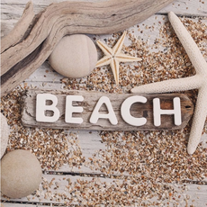 Beach Wood Cocktail Napkin - Package of 20
