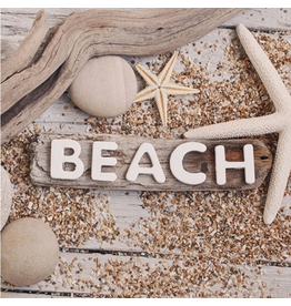 Beach Wood Cocktail Napkin - Package of 20