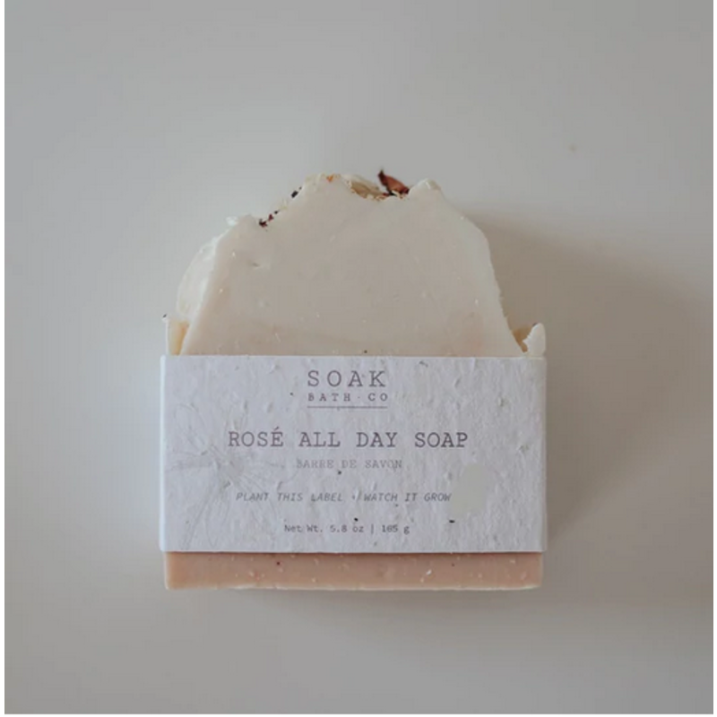 Soak Bath Co. Rose All Day Soap Bar | Soak Bath Co.