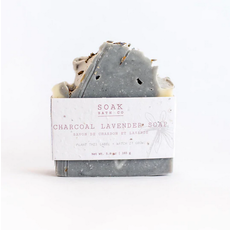 Soak Bath Co. Charcoal Lavender Soap Bar | Soak Bath Co.