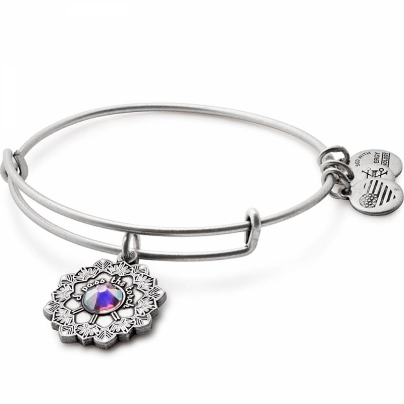 Mother of the Bride Charm Bangle - Rafaelian Silver Alex and Ani - A17EBMOBRS