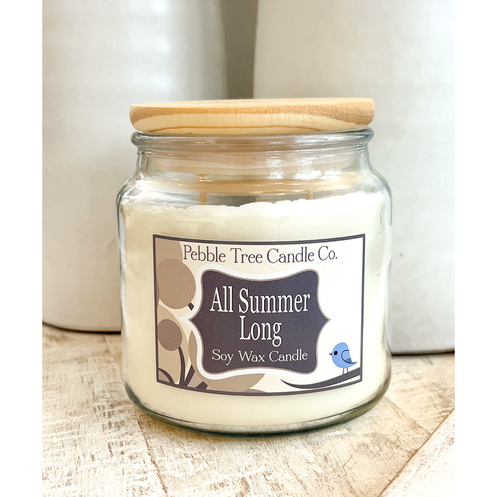 Pebble Tree Candle Co. All Summer Long | Soy Wax Candle
