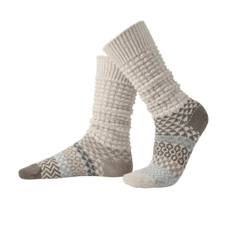 Solmate Socks Fusion Slouch Socks | Seashell