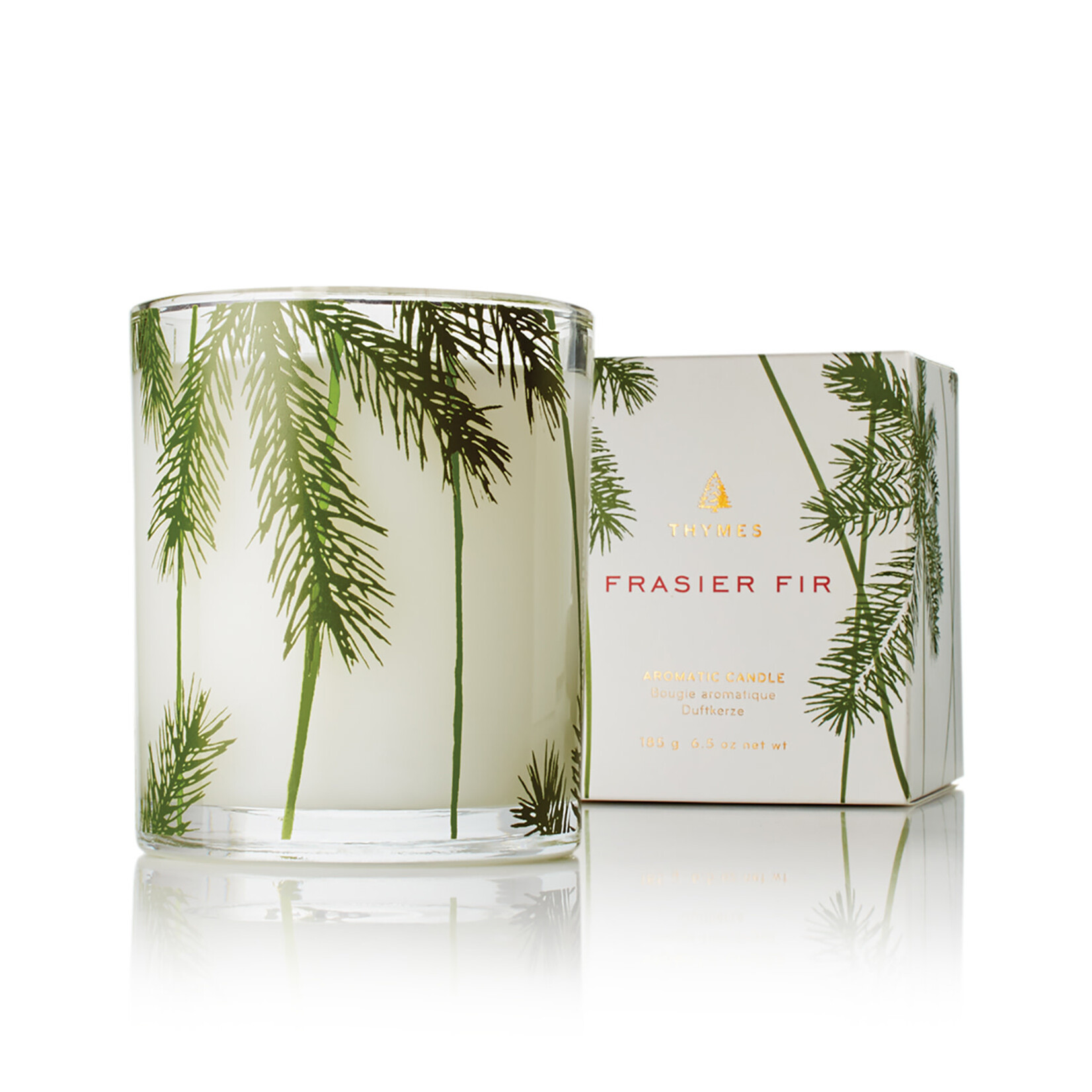 Frasier Fir Pine Needle Design Poured Candle