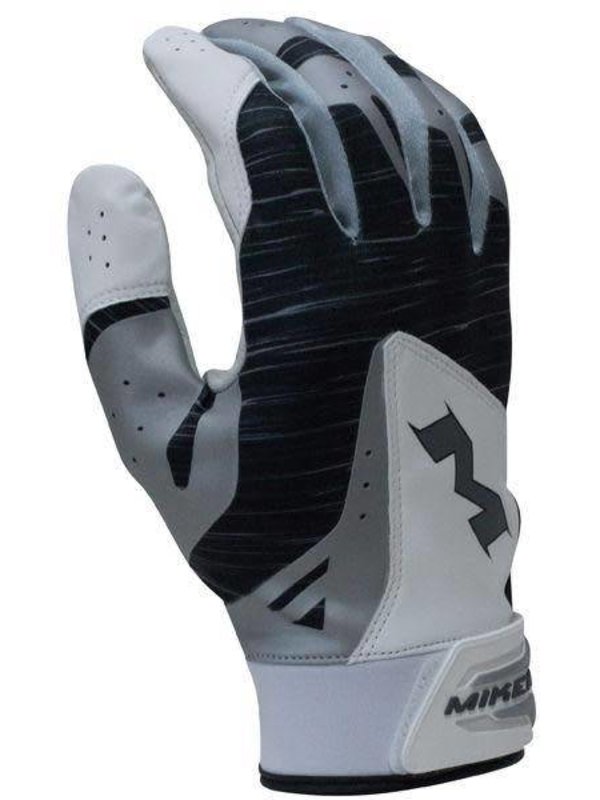 Rawlings Miken Batting Glove MBGL18 WHITE/BLACK