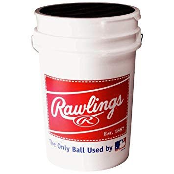 Rawlings Empty Bucket with Baseball Canada logo