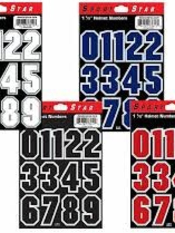 Sideline Sports Sport Star Helmet DECALS