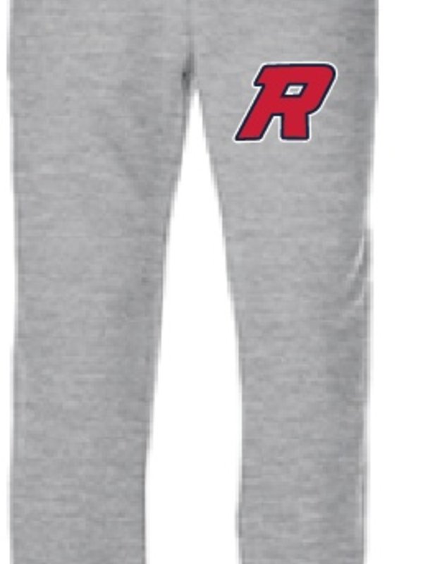 Authentic t-shirt company Pantalons jogging Authentic gris 100% cotton avec logo Royaux en serigraphie - OFJ-RO-GY