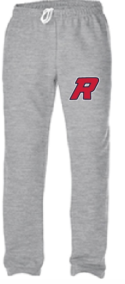 Pantalons jogging Authentic gris 100% cotton avec logo Royaux en serigraphie - OFJ-RO-GY