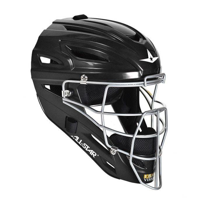 ALl-Star MVP2500 Black catcher helmet solid