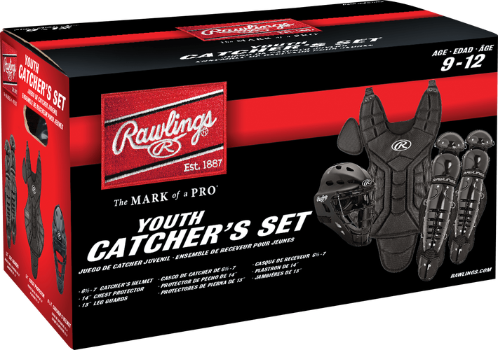 Rawlings Players series Catcher kit youth 9-12 PLCSY black