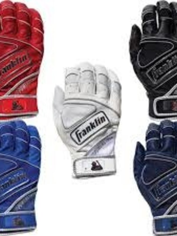 Franklin Franklin The Powerstrap Chrome Batting Gloves Adult