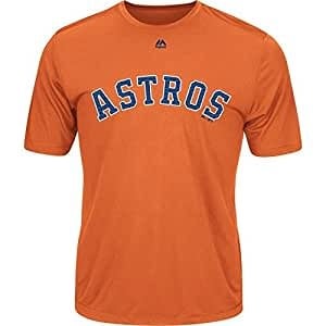 Majestic Evolution T-shirt Dryfit orange Houston Astros