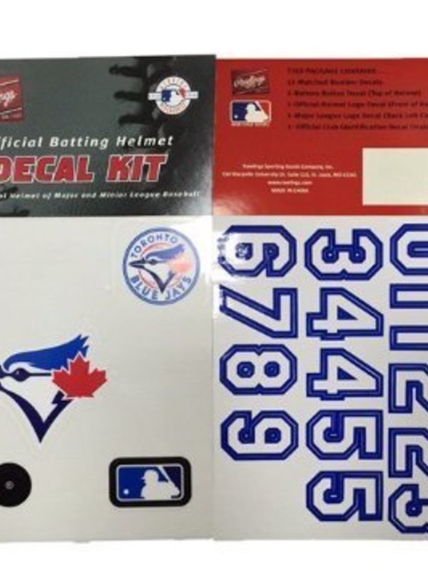 Rawlings MLB Helmet Decal Kit