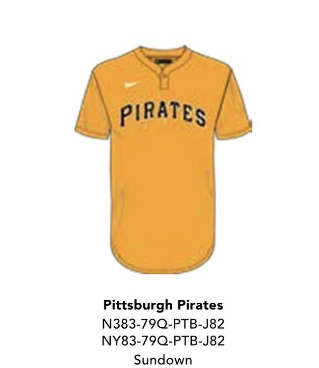 Nike Nike MLB 1button jersey Pittsburgh Pirates L'Entrepôt du