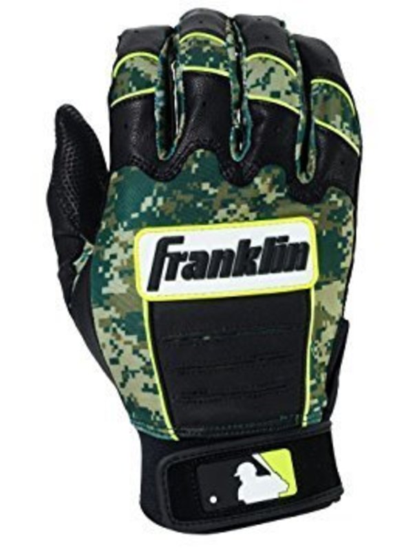 Franklin Franklin CFX Pro Digi Series Batting Gloves Black/Green Digi-Camo