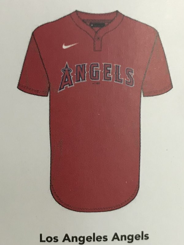 Nike Nike MLB 1-button jersey Los Angeles Angels