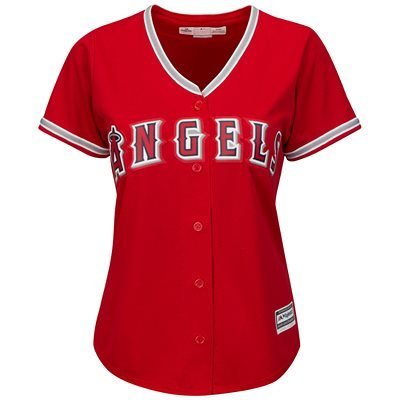 Majestic Womens Cool Base® Alternate Jersey - Los Angeles Angels of Anaheim