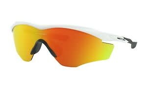 Oakley M2 frame XL polished white with fire iradium 0OO9343-0545