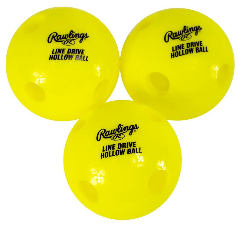 Rawlings Line-drive Hollow ball 3 pack