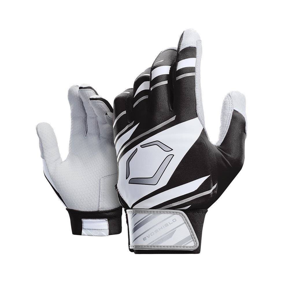 EvoShield Batting Gloves Black/White/Grey