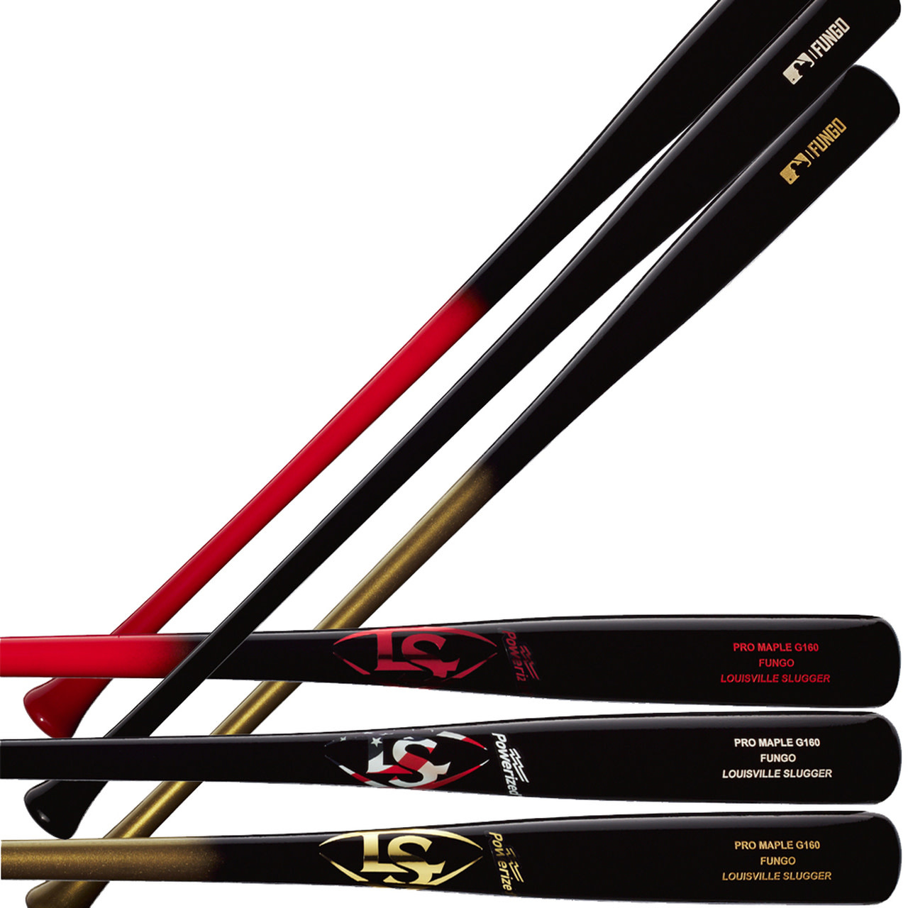 Louisville Slugger G160 36'' maple wood fungo red/black