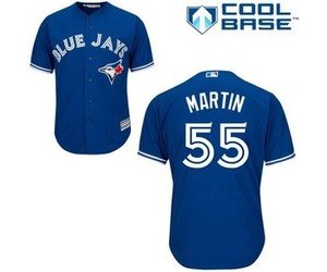 Majestic Majestic Toronto Blue Jays blue Replica Jersey Russell Martin