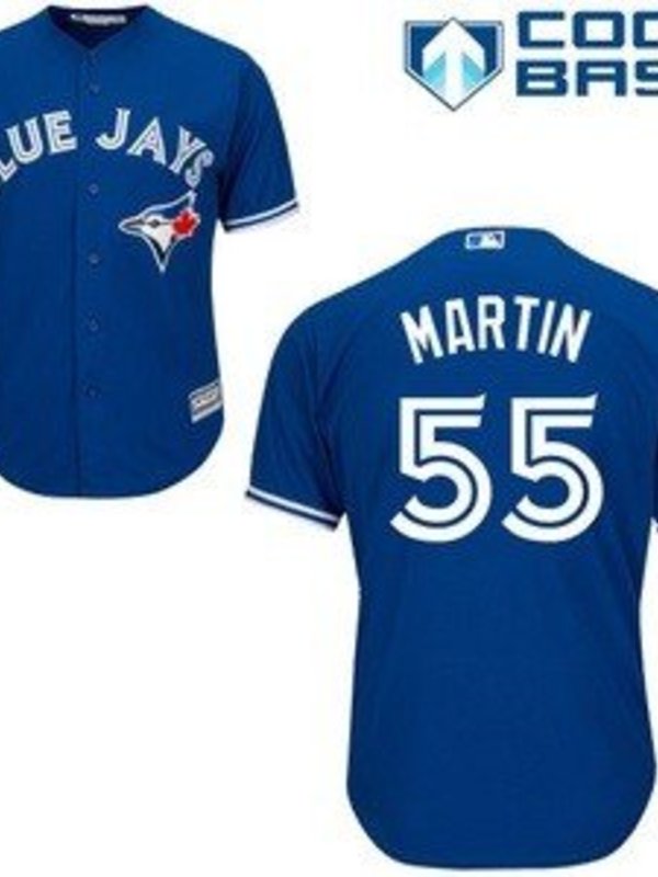 TORONTO BLUE JAYS ROYAL Blue Replica WARMUP by Majestic Size Men's  Small JERSEY