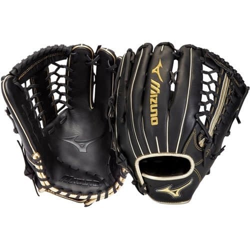 Mizuno GMVP1275PSE8 12.75 inch glove RHT Black/gold