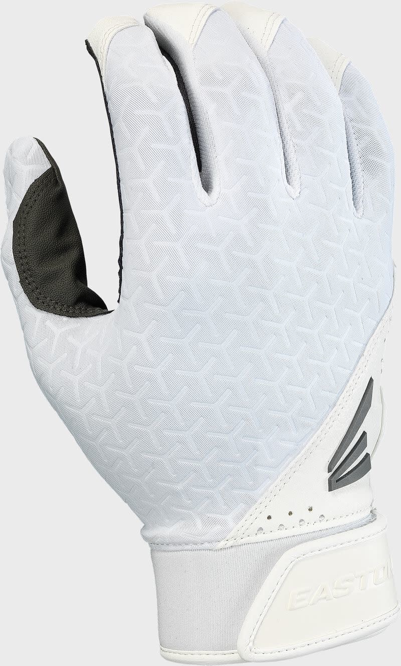Easton Fundamental VRS girls fastpitch batting gloves grey/white
