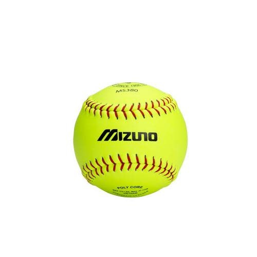 Mizuno MS380 11'' fastpitch softball balls - dozen