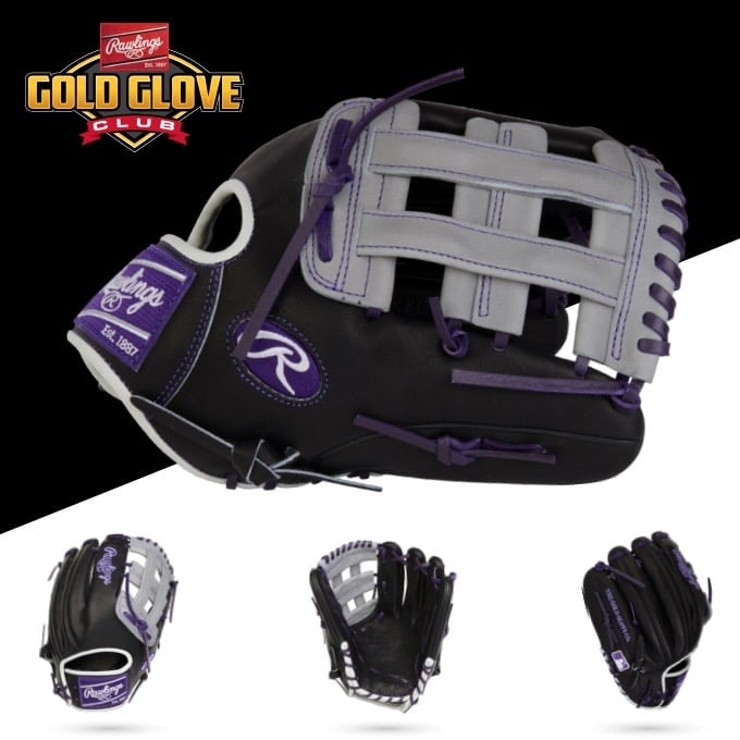 12.25 Inch Rawlings Heart of the Hide PROKB17-6BMR Kris Bryant Gameday  Infield Baseball Glove - Gold Glove Club: May