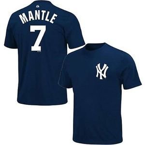 Majestic Mickey Mantle 7 New York Yankees t-shirt