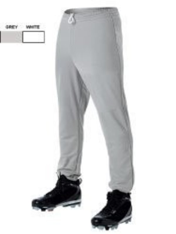 All Star All Star Baseball Pants adult Poly Pull-Up Pants white