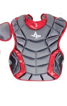 All-Star system 7 Catcher's chest protector graphite/scarlet camo Age 12-16