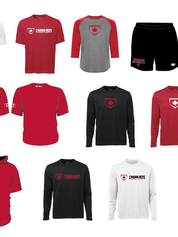 On Field Canada Reds Prime and Florida On Field Mandatory items - apparel