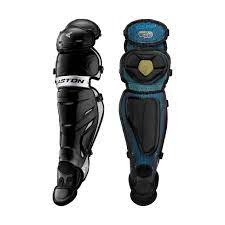 Easton’s® Pro X™ Catcher’s leg guard intermediate black