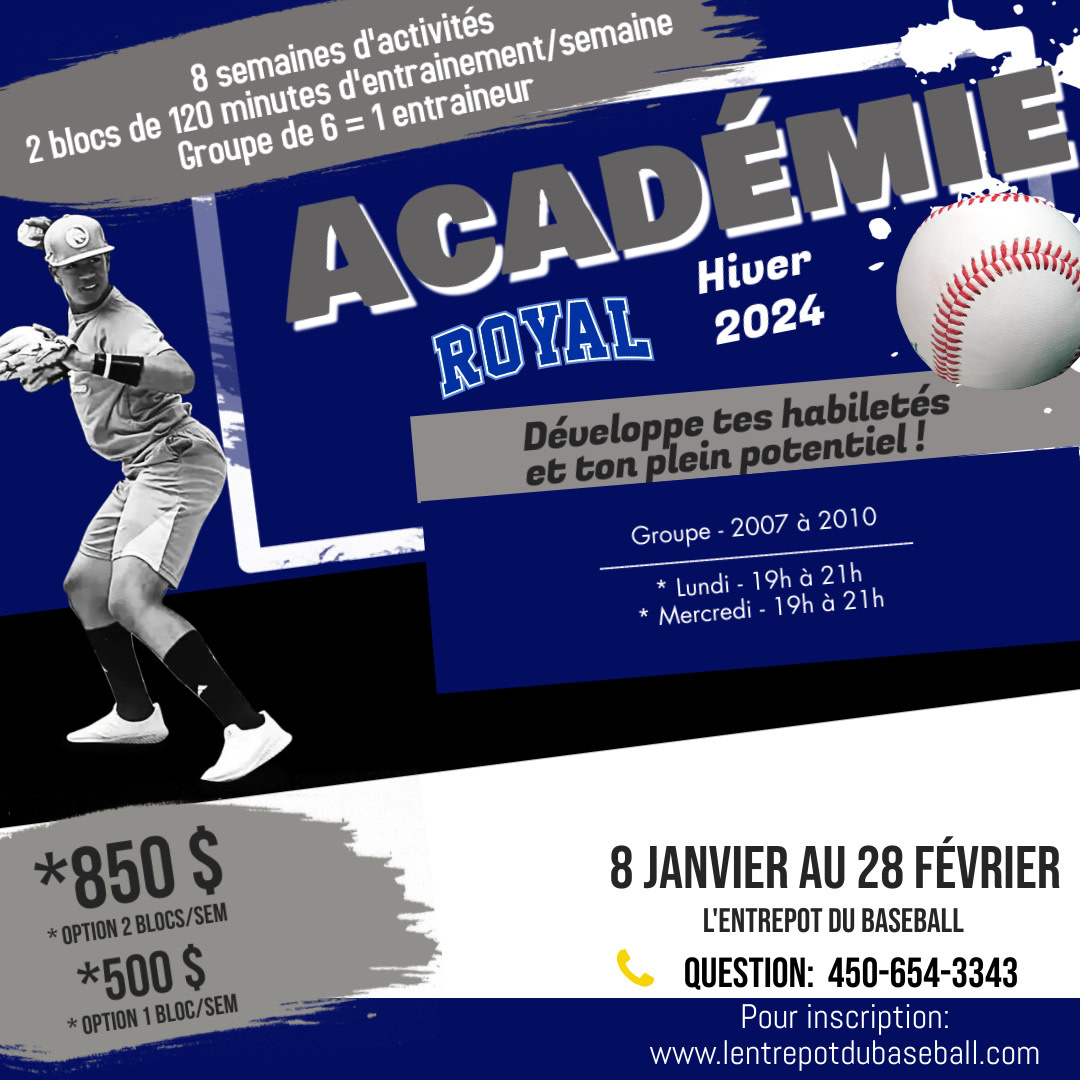Académie hivernale de baseball du Royal groupe 2007-2008-2009-2010