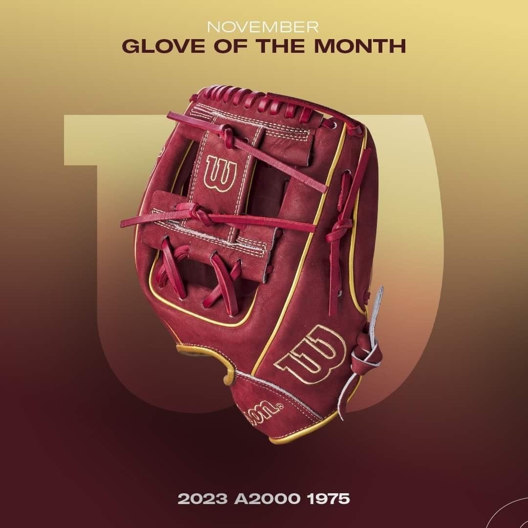 Wilson A2000 2022 November Glove of the month 1975 Crimson Velvet 11,75'' RHT