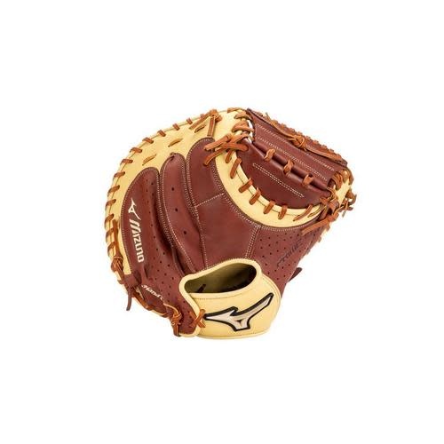 MIZUNO GPE-335C PRIME ELITE CATCHER MIT 33.5 RHT  MAHOGANY - TAN